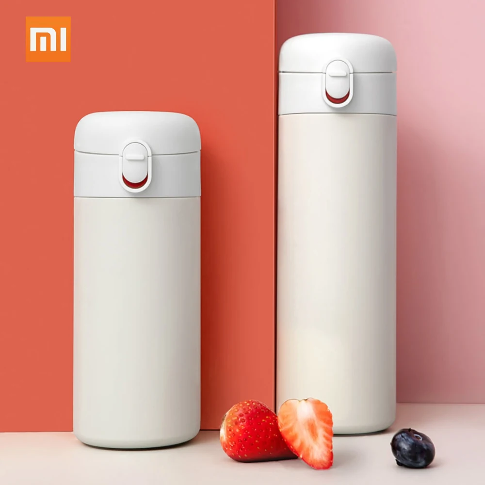 Xiaomi Вакуумная чашка 400 мл/530 мл Питьевая нержавеющая сталь колба для воды Умная