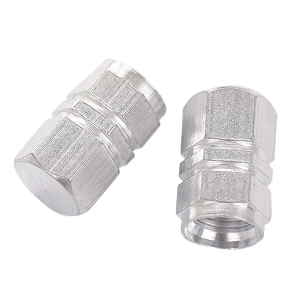 Tire Covers Valve Caps Aluminum 4Pcs Accessories Parts