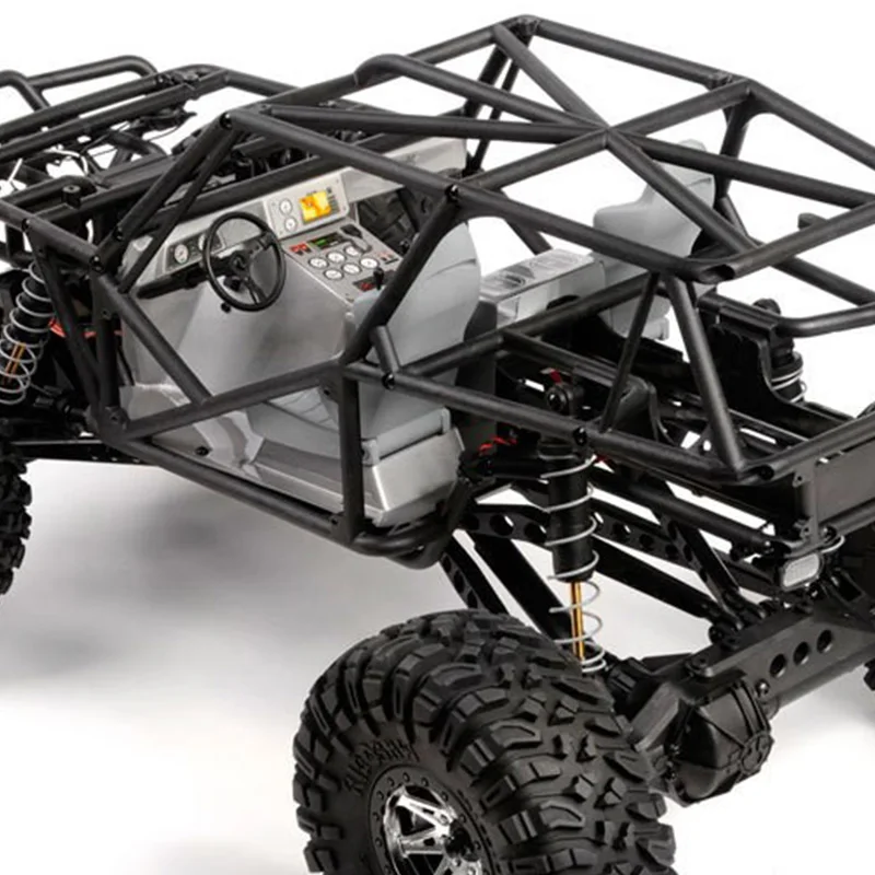 Для 1/10 масштаб радиоуправляемая модель axial Wraith AX90018 90020 металлическая рулонная клетка известность тела с багажником на крышу и металлическими листами