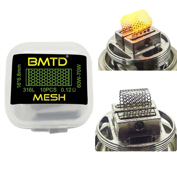 

(10pcs/pack) SS316L Meshwork Coil 0.12ohm Mesh Coil for Mesh RDA Atomizer DIY Vaporizer fit Kylin RTA