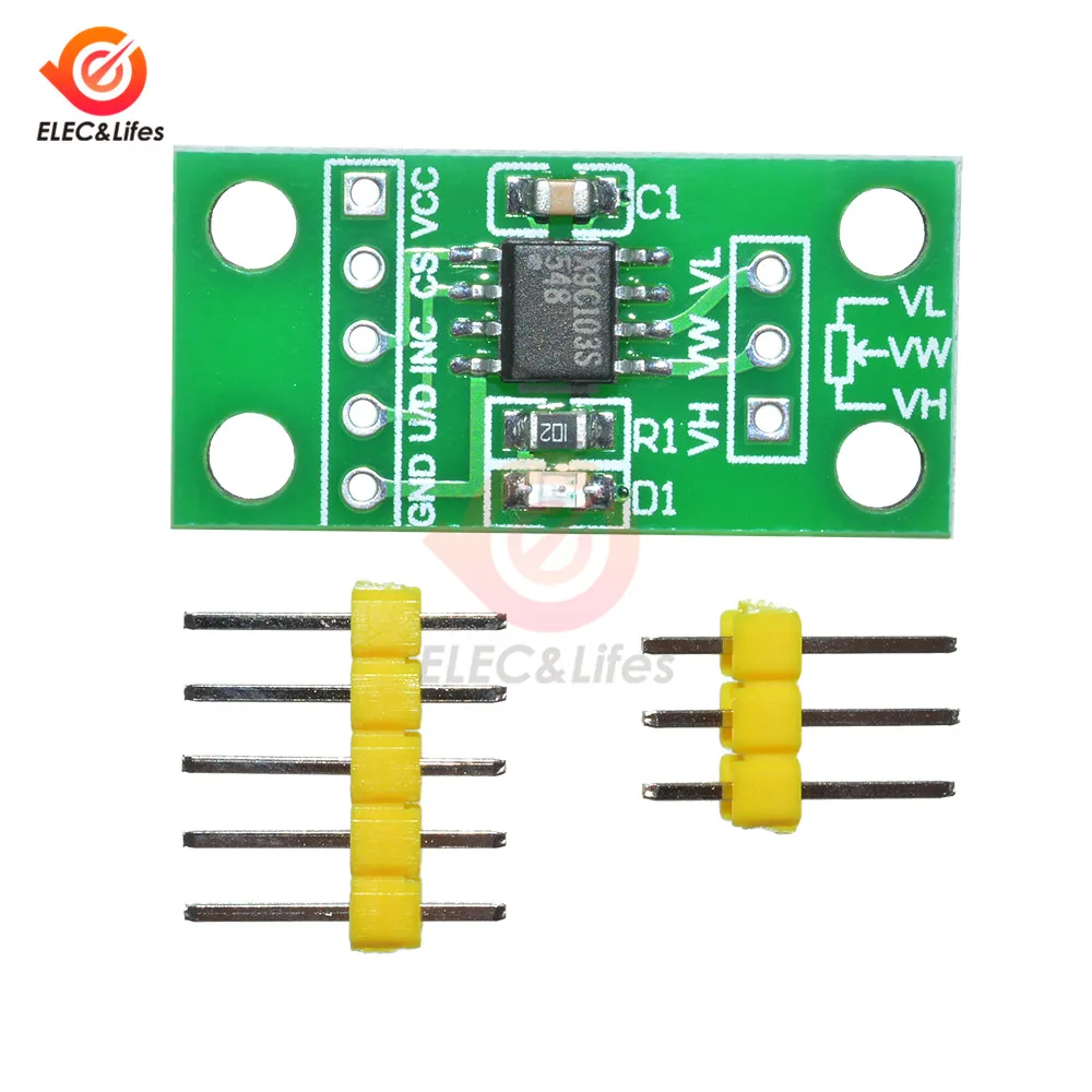 1PCS 3V-5V X9C103S Digital Potentiometer Module for Arduino U8 