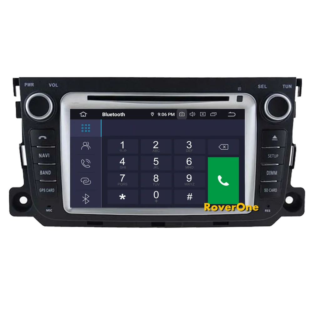 Excellent RoverOne Car Multimedia Player For Mercedes For Smart Fortwo 2012 2013 2014 2015 2016 Android 9.0 Radio Stereo GPS Navigation 9