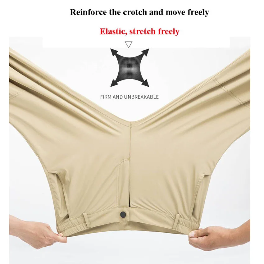 Hiking Pants NUONEKO Outdoor Stretch Mens Hiking Pants Summer Quick Dry Breathable Waterproof Climbing Trekking Tourism Camping
