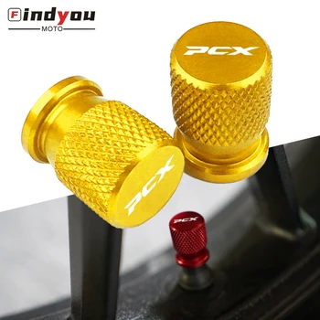 

Motorcycle Aluminum Wheel Tire Valve Stem caps Airtight Covers For Honda PCX125 PCX150 PCX 125 PCX 150 all year 2017 2018 2019