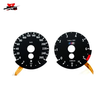 

DASH Brand New EL glow gauge for E60 260km 7000 RPM Black Panel Reverse White Light 520i 523i 525i 530i 540i 550i