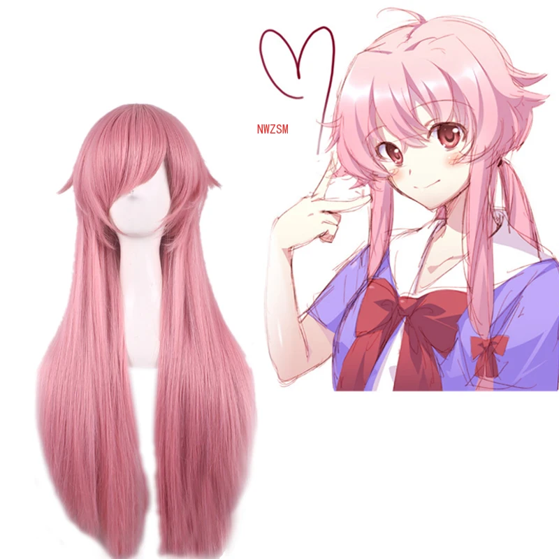 Новинка 2020 парик из аниме Mirai Nikki Gasai Yuno костюм для косплея дневник будущего