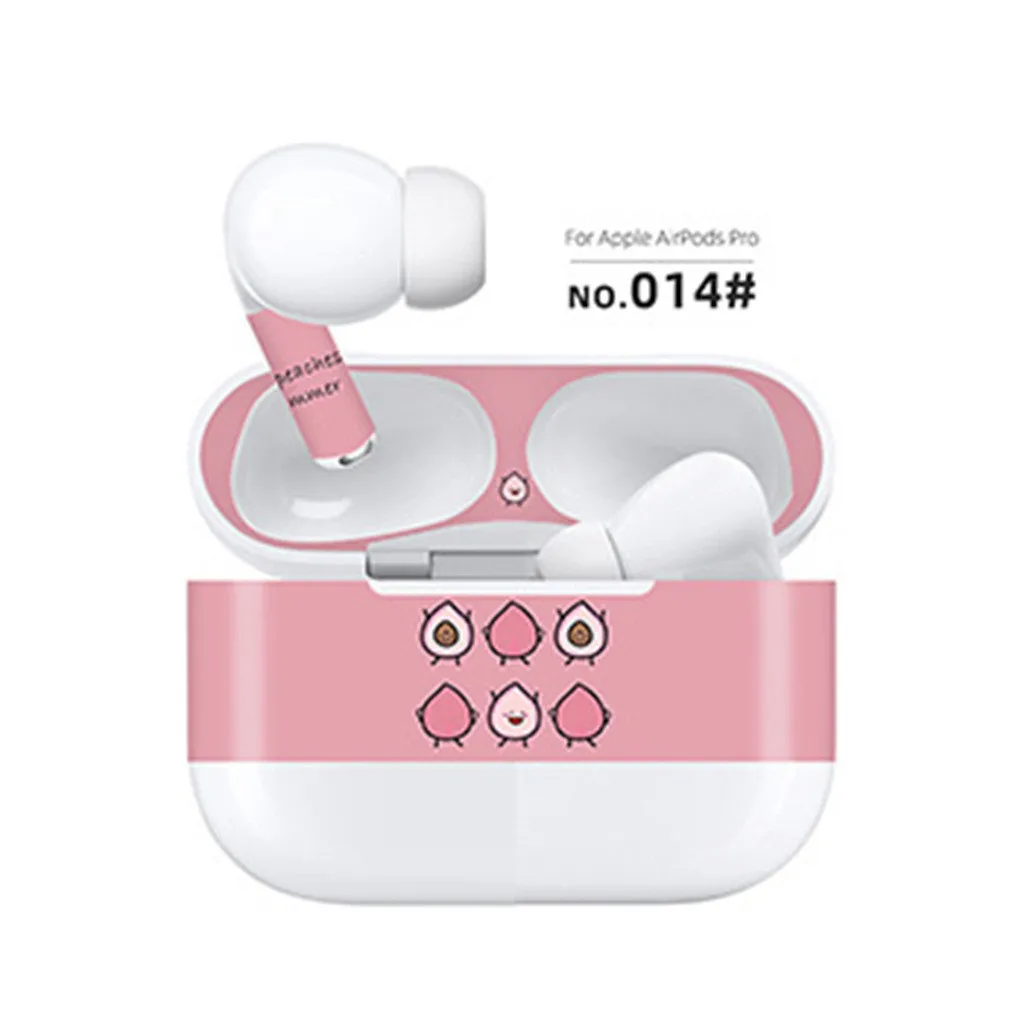 

Sticker For AirPods Pro Case Sticker Skin Film Dust Guard Cute Print Dust-proof Protective Cover Inside Protection Earphone 19Nv