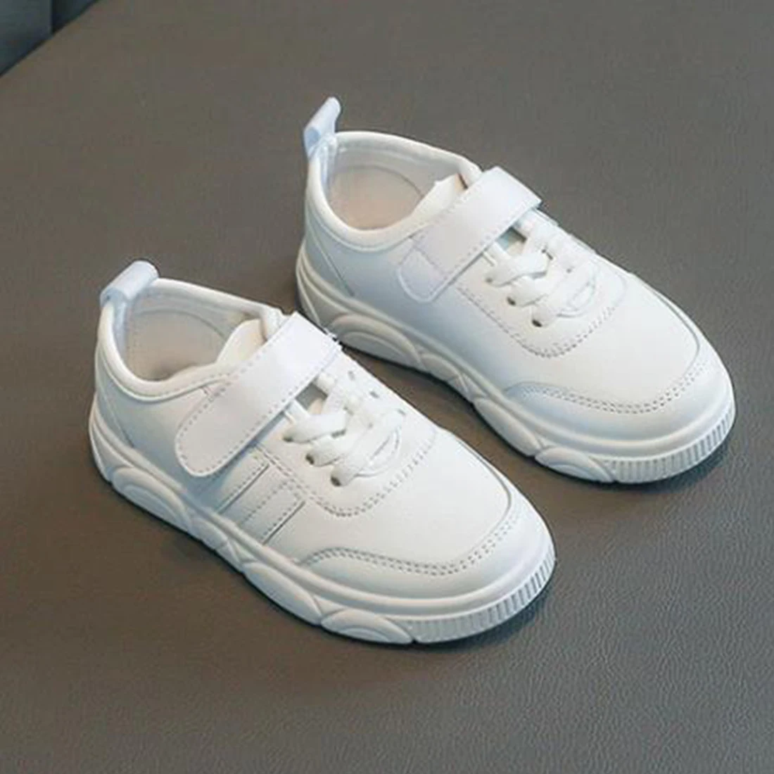 Kids Shoes Toddler Boy Sneakers Girls Casual Sneakers Baby Shoes Waterproof Pu Leather Shoes for Kids