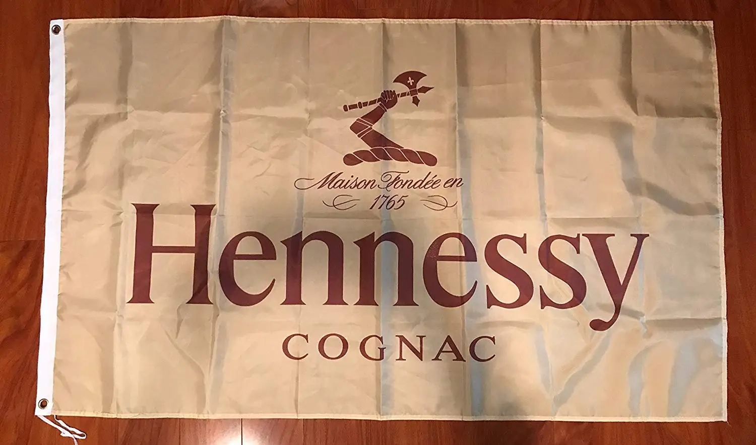3ft x 5ft 3x5ft HENNESSY коньяк бежевый темно-бордовый флаг печати баннер, флаг из полиэстера Размер 150*90 см
