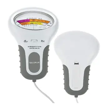 

2 In 1 Portable Digital Water Quality PH and Chlorine Tester Meter For Swimming Water Spa CL2 Analy Pool Quality Level B5W7