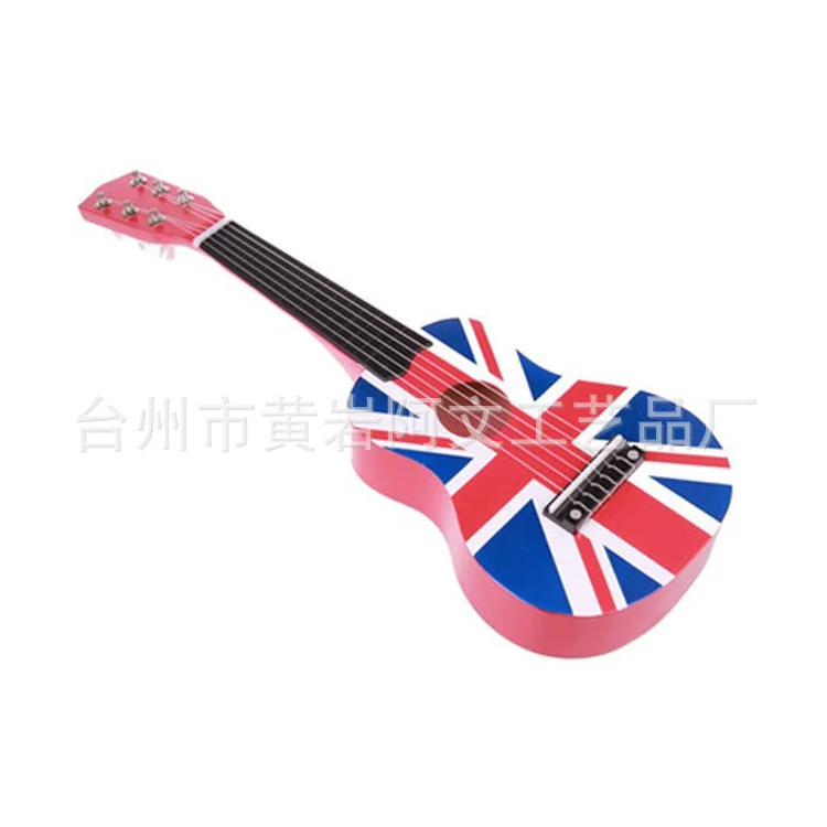 CHILDREN'S Guitar Nylon String CHILDREN'S Musical Instrument Wood Music Toy-Playing Six-String Guitar Preschool Education. 55