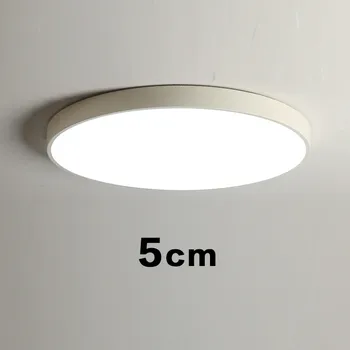 

Modern Led Chandelier Acrylic Round Chandeliers Ceiling Black White For Living Room Bed Room Kitchen Ultra thin Lighting Fixture