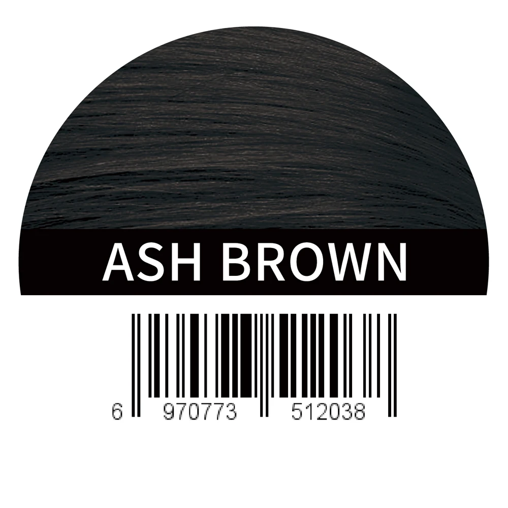 Ash brown Authentische 1 Flasche кератином выпадения волос волокна 25 г оптимизатор волос плотная органического роста волос порошок выпадения волос - Цвет: Ash brown
