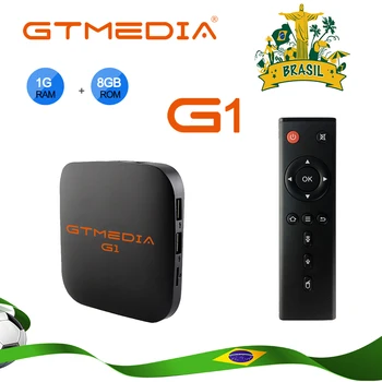 

Brazil warehouse GTmedia G1 Android 7.1.2 smart TV Box built in 2.4G Wi-Fi 4K 30fps/HEVC H.265/1080P compact M3U decoder