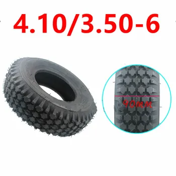 

4.10/3.50-6 Vacuum Tyre 4.10/3.50-6 Thickened Tubeless Tire for Electric Vehicle and Trolley Micro Cultivator Accessory