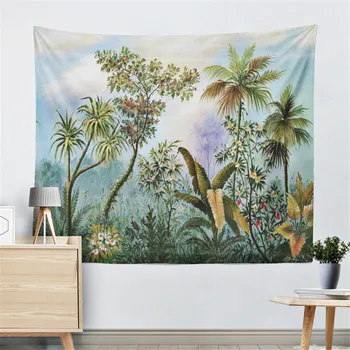 

Wall Hanging Tapestry Home Decor Wall Fabric Palm Trees Tapestries Sheets Beach
