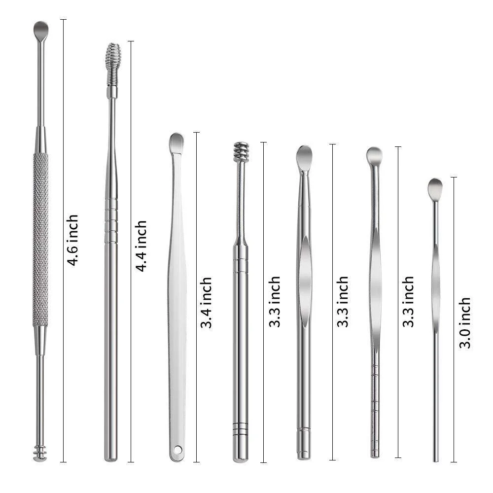 8PCS Acne Blackhead Removal Needles Black Dots Cleaner Head Pore Deep Cleansing Tool Face Skin Care | Красота и здоровье