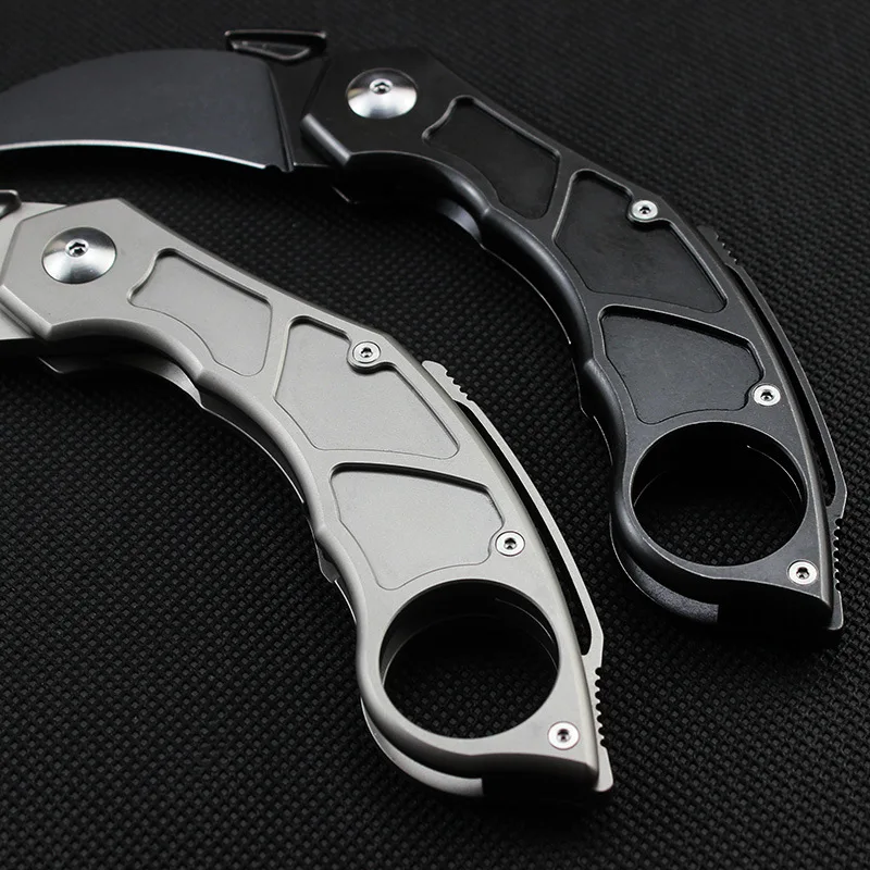 Quartermaster коготь M390 складной нож из титанового сплава с ручкой охотничий выживания Тактические карманные ножи мульти инструменты EDC Рождественский подарок