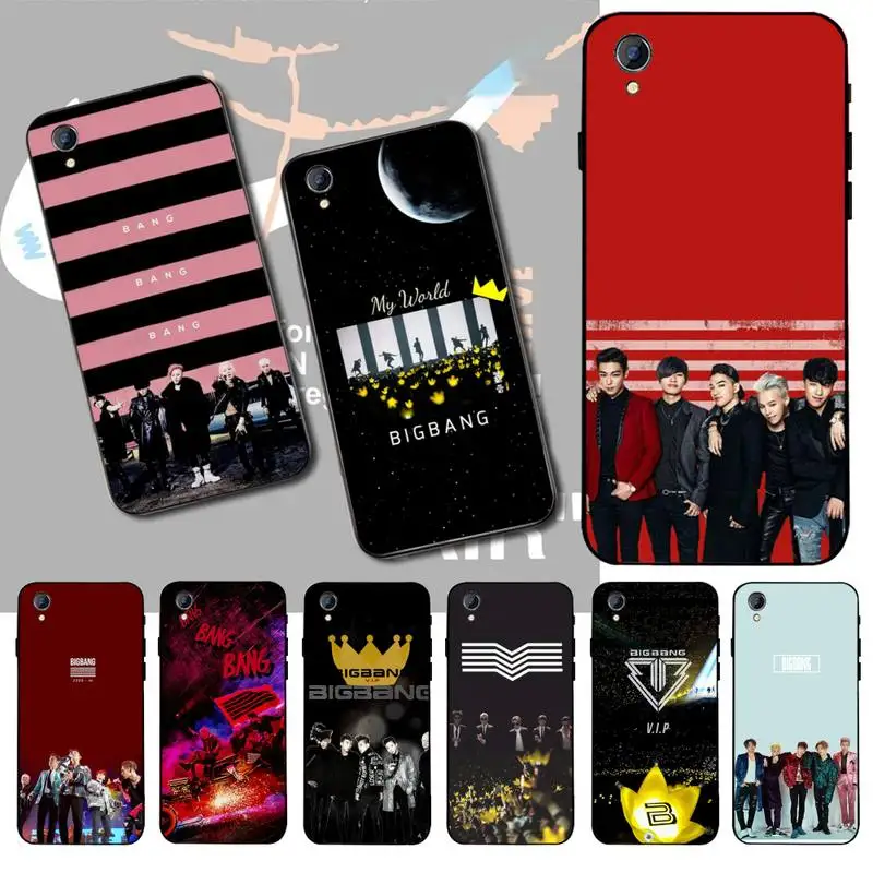 CUTEWANAN KPOP BIGBANG черный ТПУ мягкий резиновый чехол для телефона Vivo Y91c Y17 Y51 Y67 Y55 Y93 Y81S Y19