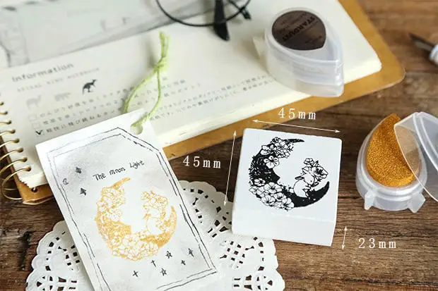 Креативная деревянная резиновая печать, штемпели цветок Звездный конверт поздравительная открытка материал для скрапбукинга