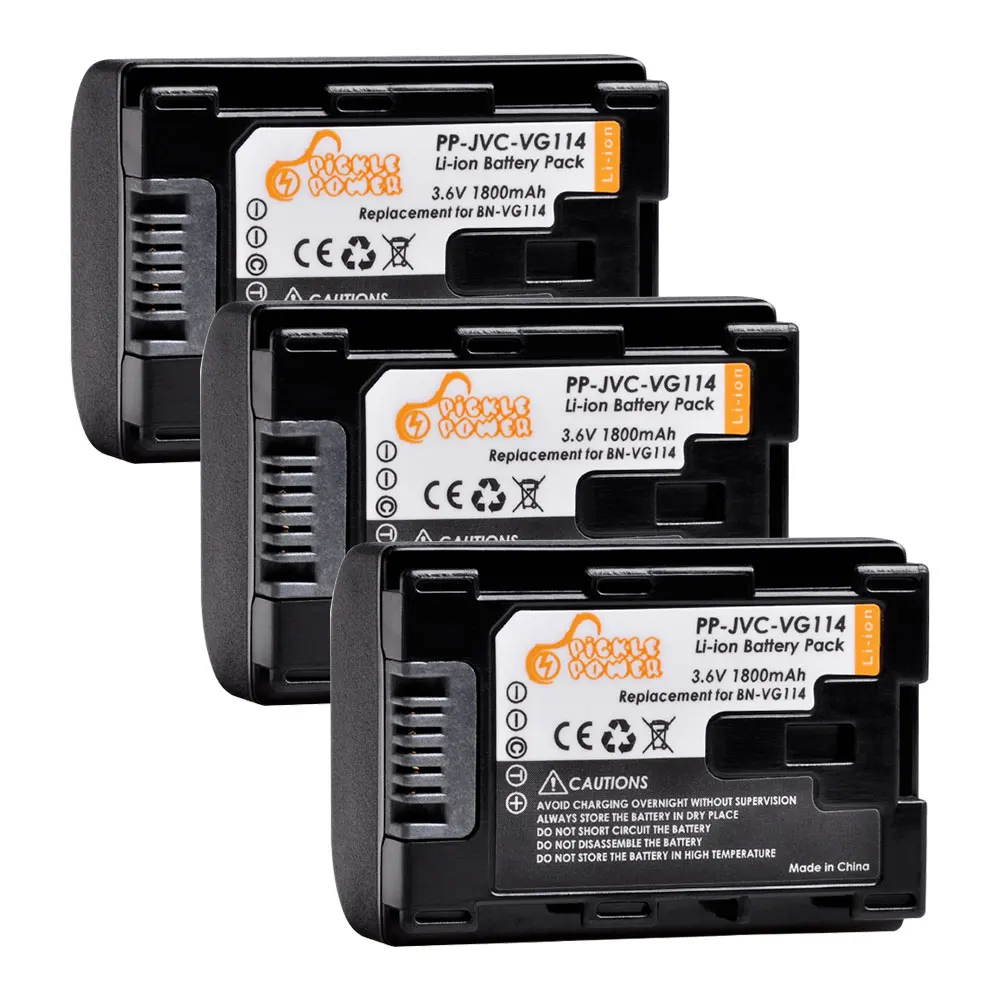 Bateria de Reposição para Jvc Poder Pickle Bn-vg107u Bn-vg108u Bn-vg108e Bn-vg114u Bn-vg114us 1800mah Bn-vg114 Bn-vg107 - Image 4