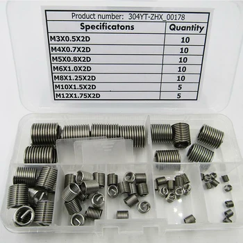 

Stainless Steel Durable Thread Repair Inserts Accessories For Helicoil Tool 60x