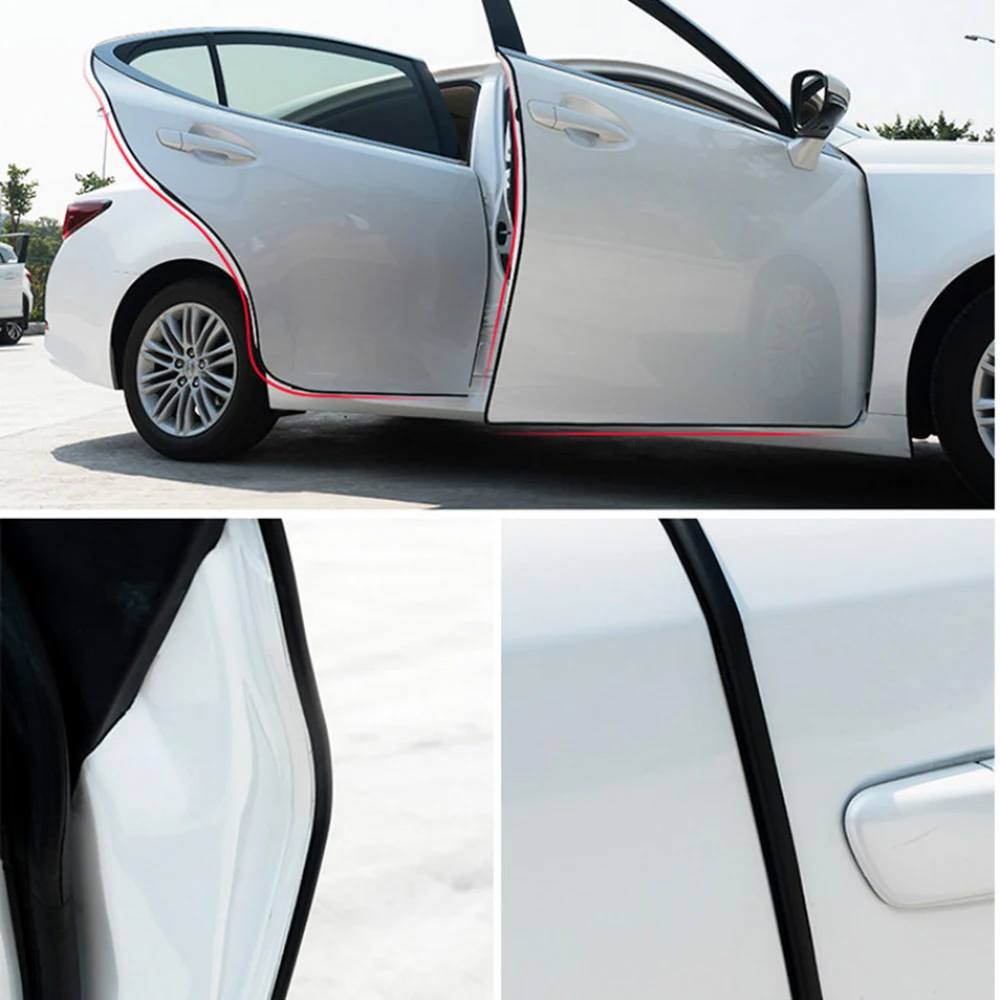 

Car Door Edge Guard Protector Sealing Strip Stickers For lada niva kalina priora vesta granta nissan almera x trail t31 t32 kia