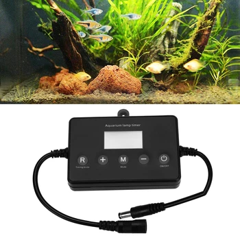 

Intelligent LED Aquarium Light Controller Timer Control Dimmer Modulator Fish Tank Timing Lighting Sunrise&Sunset System