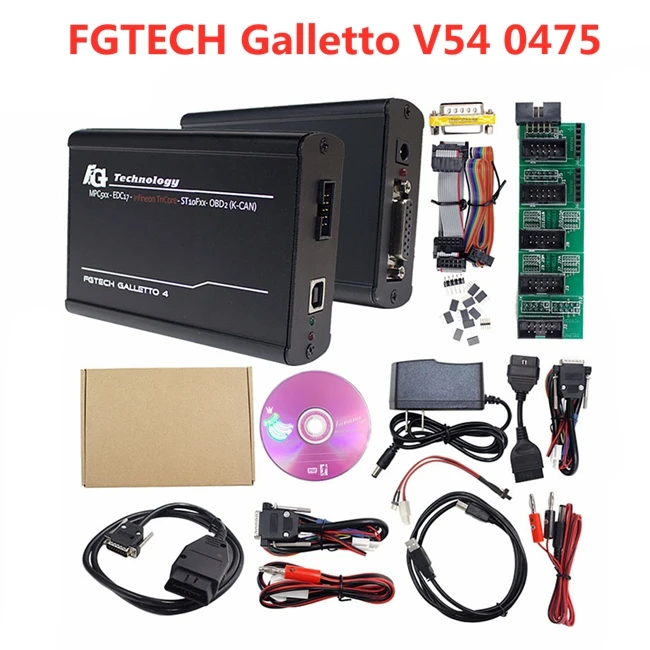 Fgtech Galletto 4 Master V54 ECU программист Fgtech 0475 0386 KESS V2 KTAG V7.020 светодиодный BDM Рамка Fg tech V54 ECU чип-тюнинг инструмент - Цвет: Fgtech 0475