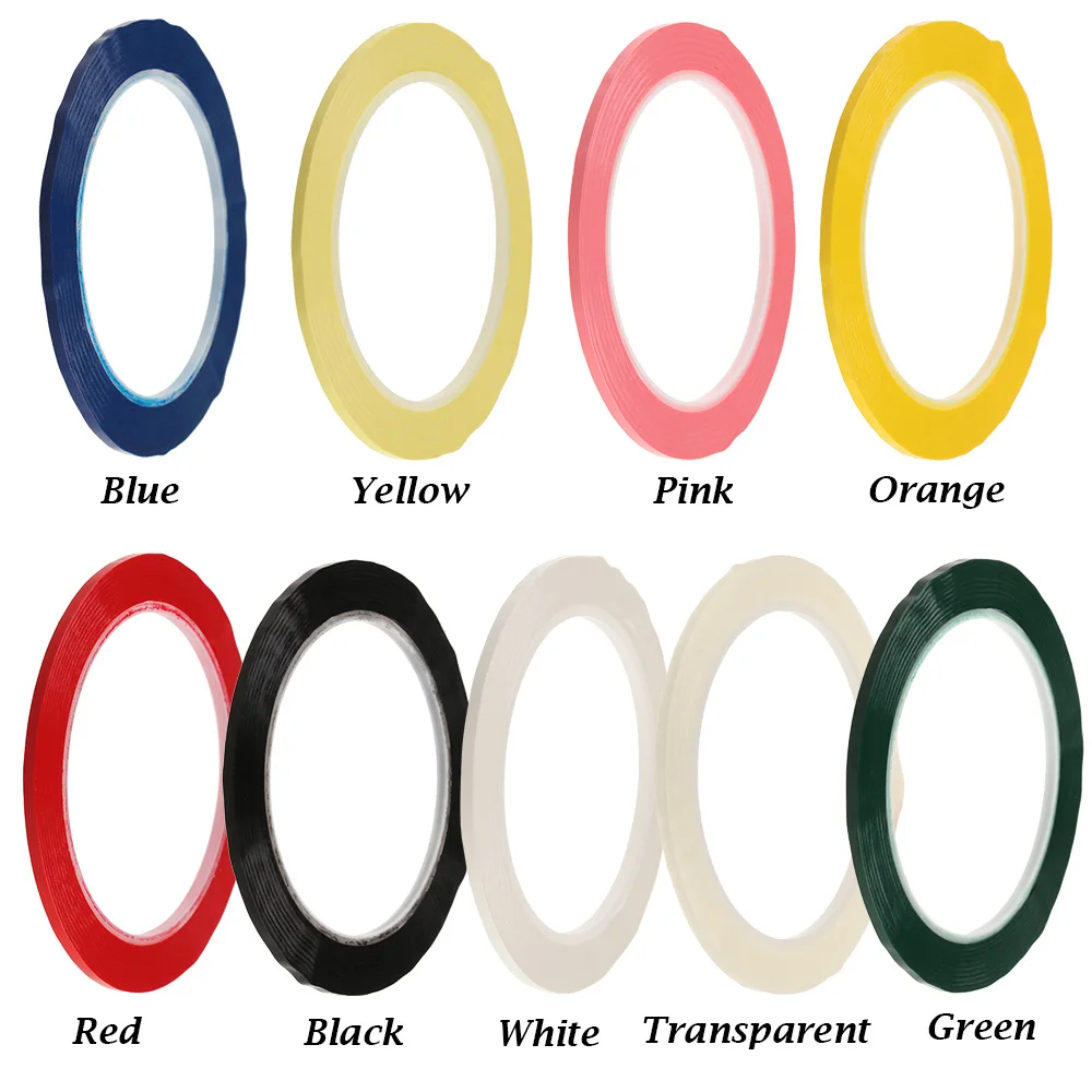 1pcs 3/5/8mm Length 66M 5S Desktop Positioning Tape Marking Tape Whiteboard Color Discrimination Warning Drawing Grid Line Furniture Bolts