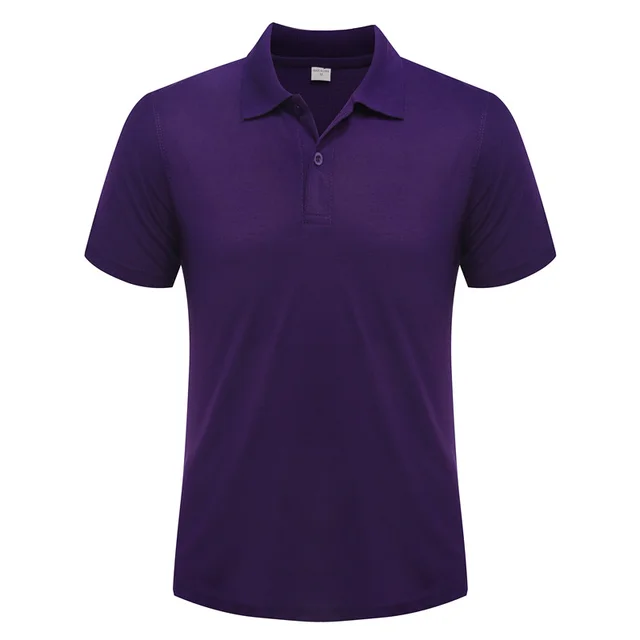 เสื้อโปโลขายส่ง Polo Shirt Custom Cheap Men T-shirt Personal Group Embroidered Mens Solid Color Polo Logo Custom 19