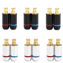 A2DC Hifi Headphones Adapter For ATH CKS1100 LS400 LS300 E40 E50 E70 Audio Connector Plug Earphone DIY Wire Connectors Jack