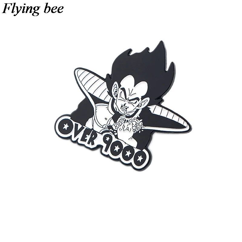 Flyingbee мяч Дракон аниме брошь мультфильм эмалированные булавки для рюкзаки для женщин и мужчин булавки Индивидуальность Дети булавка Шарм ювелирные изделия X0570
