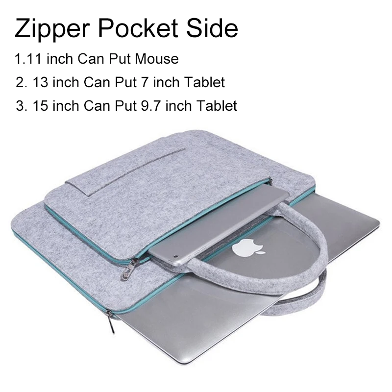 Online Wolle Filz Universal Notebook Computer Laptop Sleeve Tasche Fall 12 13 15 für Macbook Air 13,3 Pro Fall Xiaomi Luft 13