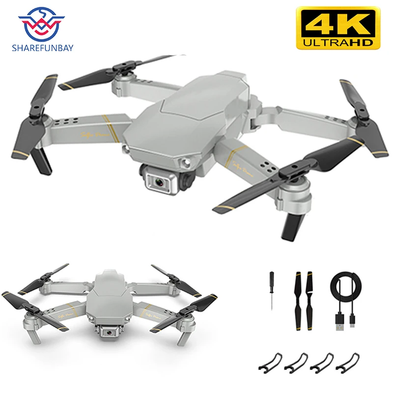 Tanie Dron 1080P HD WiFi transmisja dron fpv wysokość utrzymuje jednoprzyciskowy powrót zdalnie sterowany quadcopter VS gd89 dron z kamerą dron