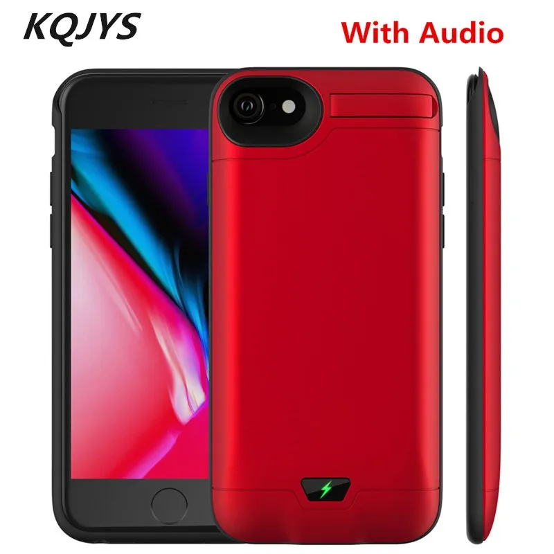 

KQJYS Portable Power Bank Battery Charger Cases for iPhone 6 7 8 Battery Case External Battery Power Case for iPhone 6s 7 8 Plus