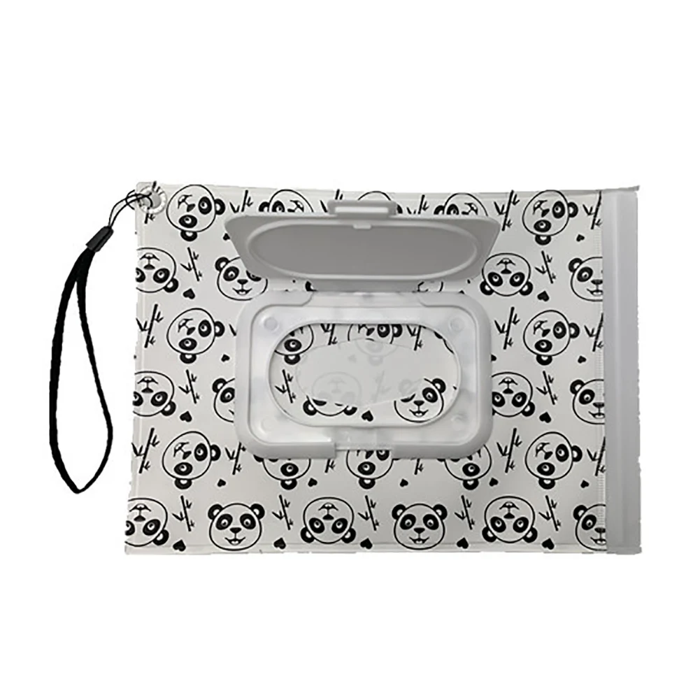  Cosmetic Container Storage Clean Travel Portable Clutch Refillable Eco-friendly Wet Wipes Bag Carry