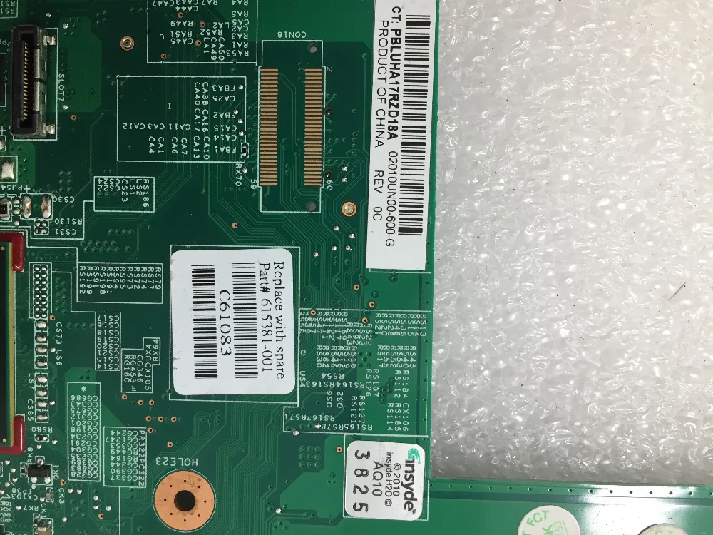 Материнская плата SHELI для ноутбука Hp G42 CQ42 G62 615381 001 501 601 HM55 UMA материнская системная