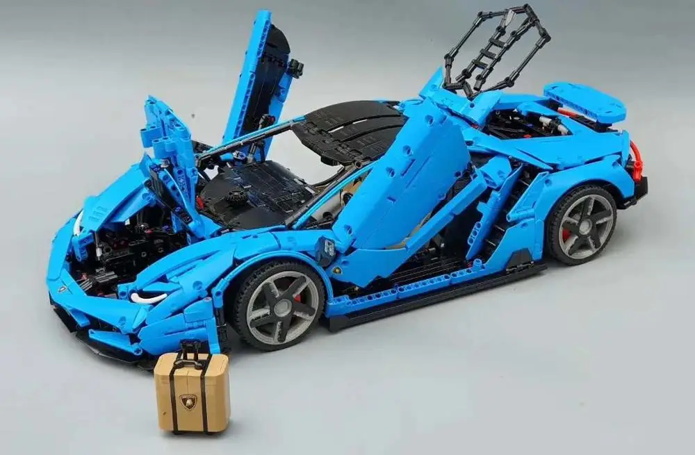 В наличии 3842 шт Technic Lamborghinis MOC 1:8 Aventador LP700 4 Roadste строительные блоки Супер