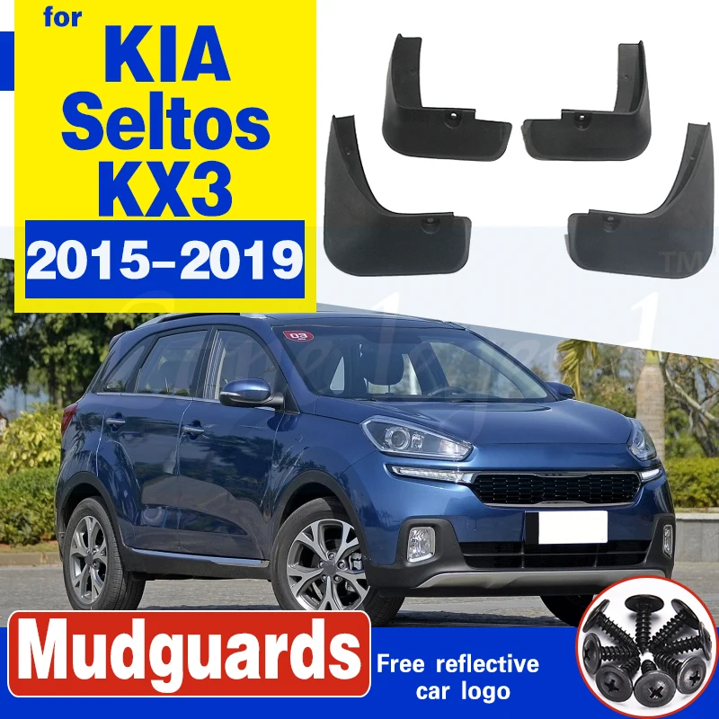 Car Front Rear For Kia Seltos Kx3 20152019 Car Mudflaps Fender Mud Flaps Guard Splash Flap