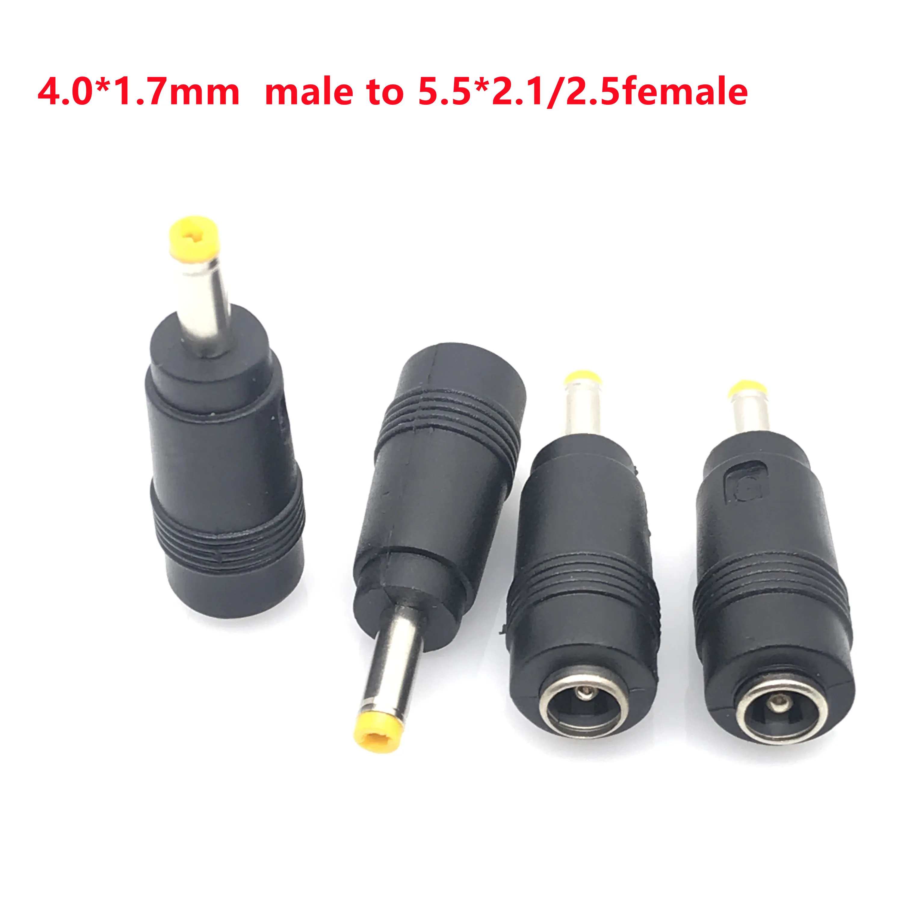 

DC Power Adapter Connector Plug DC Conversion Head Jack Female 5.5*2.1mm Turn Plug Male 4.0*1.7mm