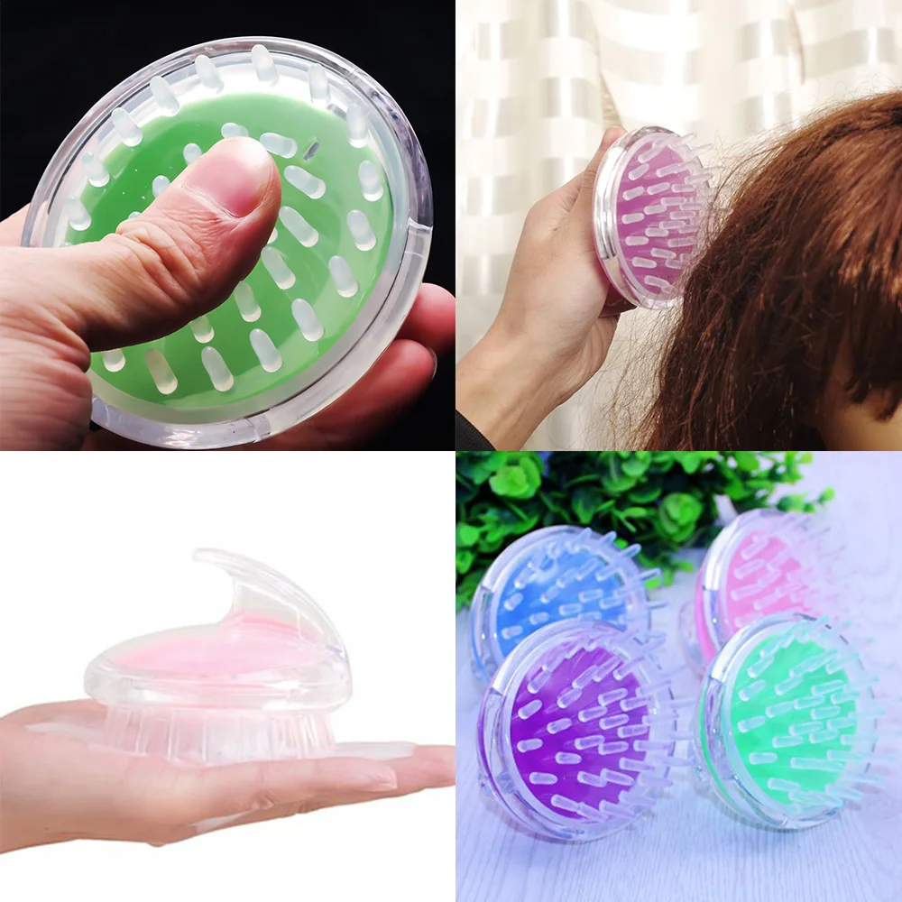 Massage-Brush Shampoo Hair-Washing-Comb Scalp Silicone Bath Spa Slimming