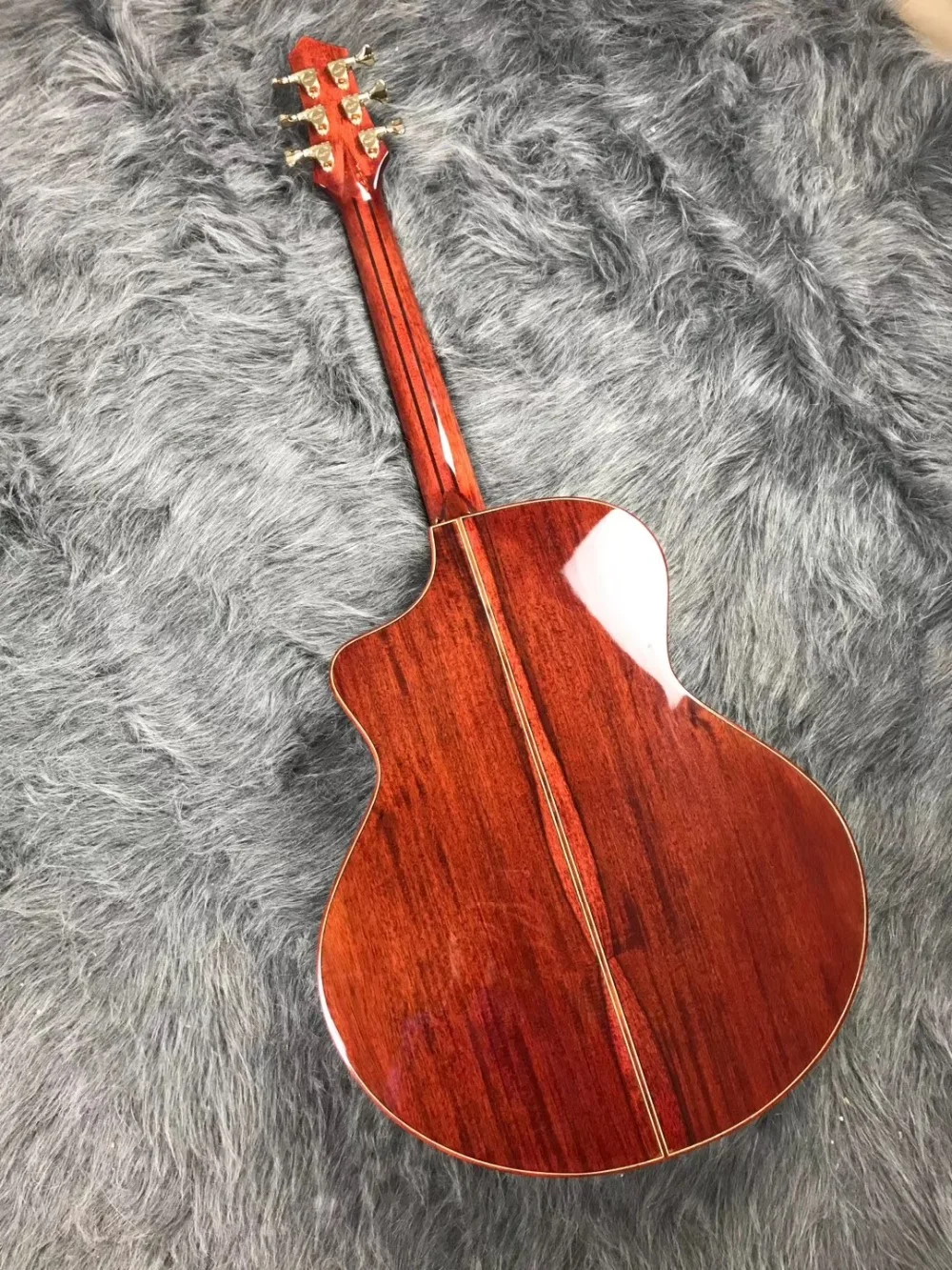 Резная Акустическая гитара из цельного дерева, JF body solid Santos rosewood, акустическая гитара