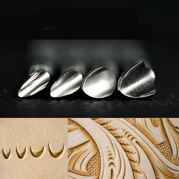 

Donkey hoof pattern Leather stamping flower tools Carving Craft tools Leather printing tools LT1