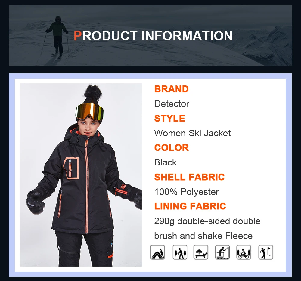 waterproof ski jacket women