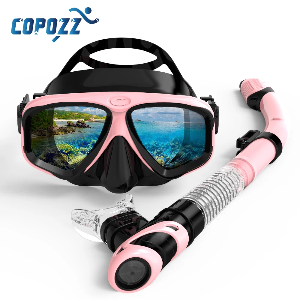 Copozz Новый профессиональный Дайвинг Маска для подводного плавания ныряния с