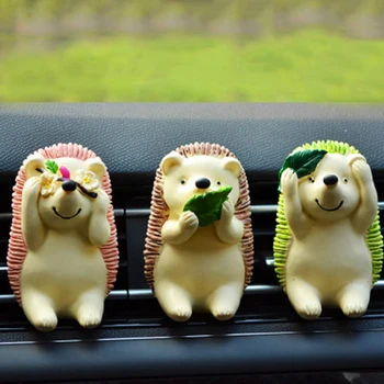 

Car Perfume Clip Cartoon Hedgehog Fragrance Air Vent Freshener Auto Outlet Decoration Accessories Trim Diffuser Adornment Gifts