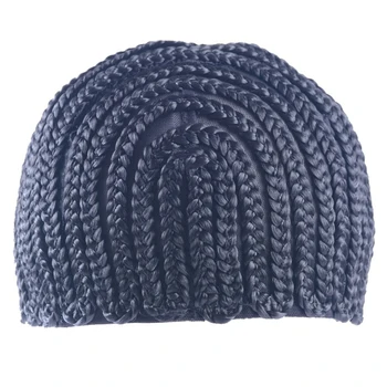 

Super Elastic Cornrow Cap for Weave Crochet Braid Wig Caps for Making Wigs Top Quality Weaving Braid Cap Wig Net Black Color 1Pc