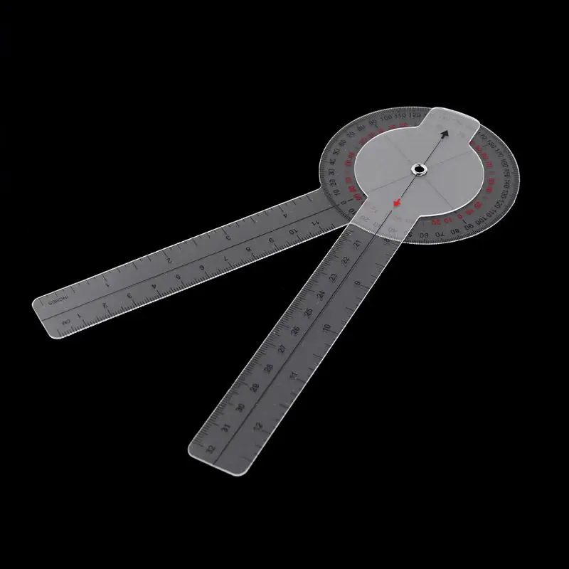 13inch 33cm Goniometer Medical Joint Ruler Calibrated Orthopedics Angle Rule Spinal Finger Angle Ruler Protractor flexible tape measure