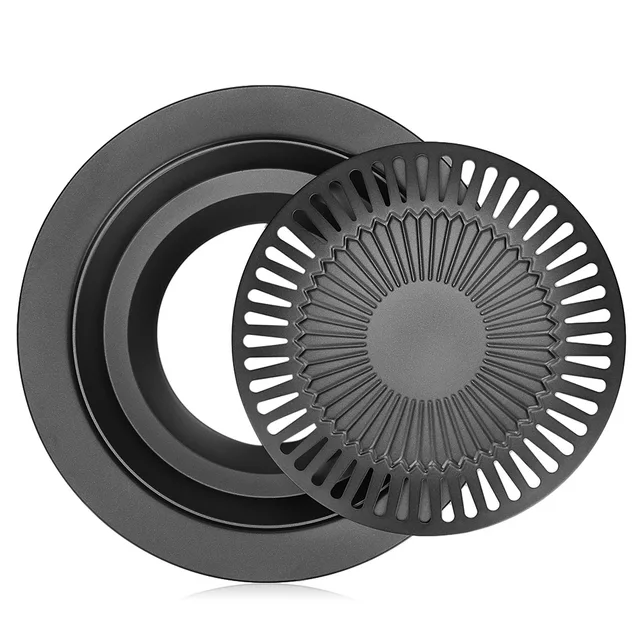 Non-Rágó Grill Serpenyő Hordozható Füstmentes Háztartás Koreai Stílusú Ellenáll A Magas Mérsékelt Pm0474-Nek. - Image 2